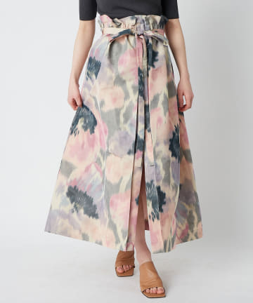 【CURRENTAGE (カレンテージ)】プリントスカート