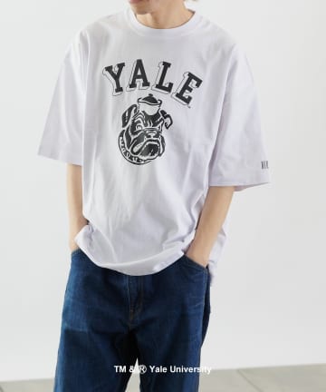 カレッジUSAコットン天竺半袖Tシャツ(ユニセックス可)