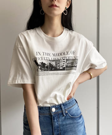 【+81BRANCA/ハチイチブランカ】PURSUE Photo Tシャツ