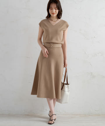 総針フレンチワンピース