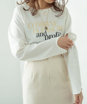 ラグランロゴTシャツ