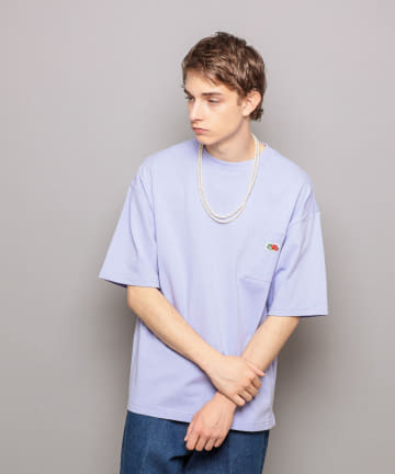 【FRUIT OF THE LOOM】 別注ワッペンビッグポケTEE