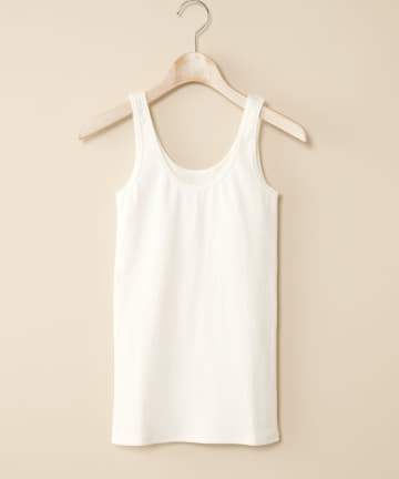 リブタンクトップ