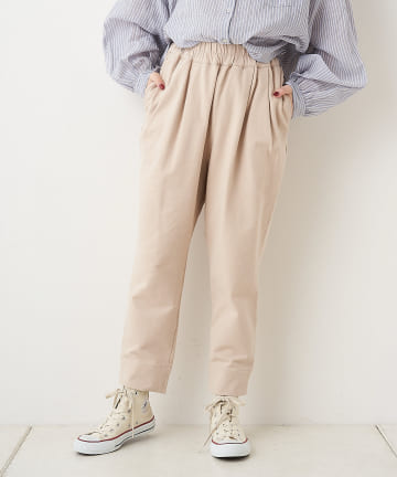 ニットチノテーパードパンツ