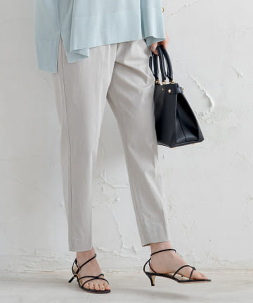 シャンブレーゴムパンツ