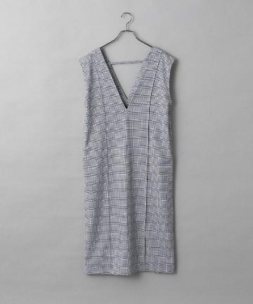 【SUPERTHANKS】NO-SLEEVES V NECK OP
