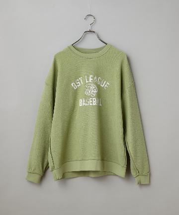 【WEB限定】裏プリント裏毛クルーネックスウェット