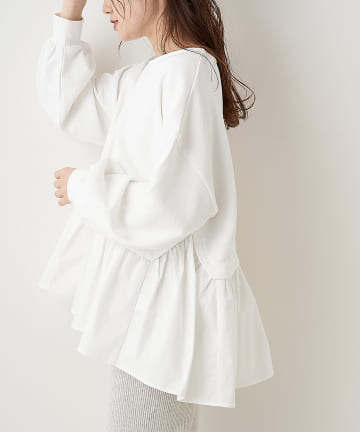 【Du noir・WEB限定】1枚で可愛く着られる。プルオーバー