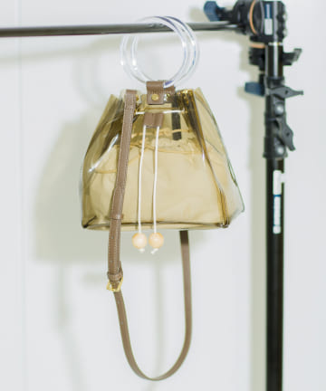 クリア巾着バッグ