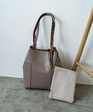 【Gianni Notaro Carol J】バイカラーベルトバッグ