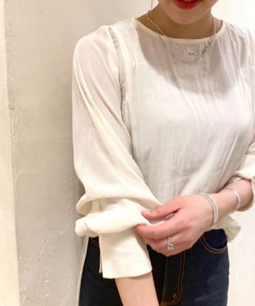 サイドスリットデシンチュニック
