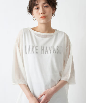 ここでしか手に入らない！【WEB限定】シースルーロゴTシャツ