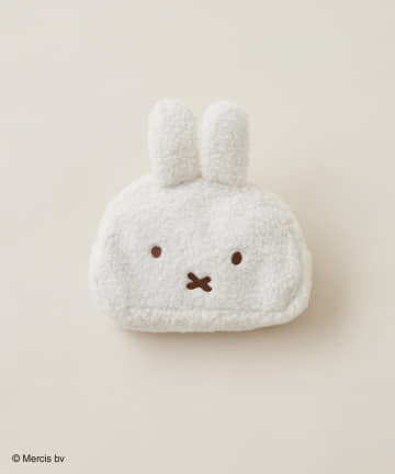 natural couture(ナチュラルクチュール) MIFFYコラボもこもこフェイスポーチ