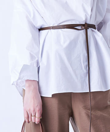 【自由自在にアレンジが楽しめる】二重巻きベルト