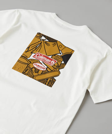【Coleman×CIAOPANIC】CAMP バックプリントロゴTシャツ