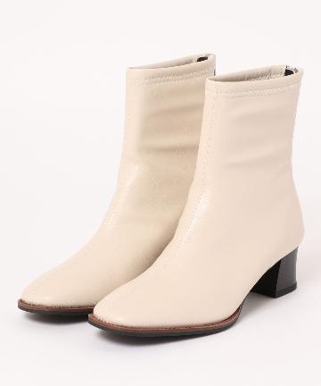 natural couture(ナチュラルクチュール) スクエアトゥステッチブーツ