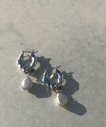 【自分らしくアレンジできる】パールコンビピアス