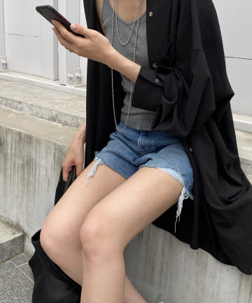 【YANUK/ヤヌーク】WEB限定 デニムショートパンツ