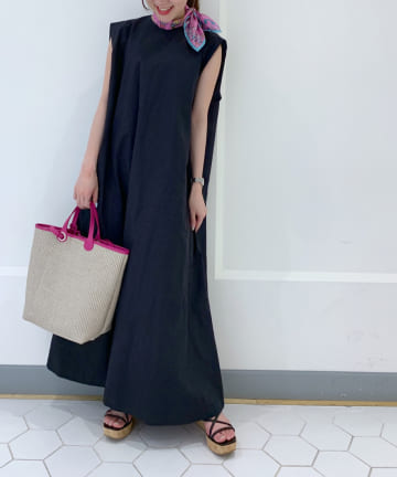 【NeLL(ネル)】コットンリネンワンピース