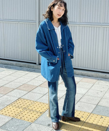 ブラスト加工デニム