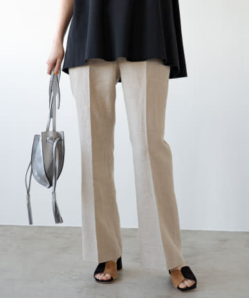 リネンフレアパンツ