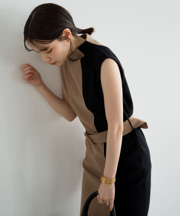 ボトルネックワンピース