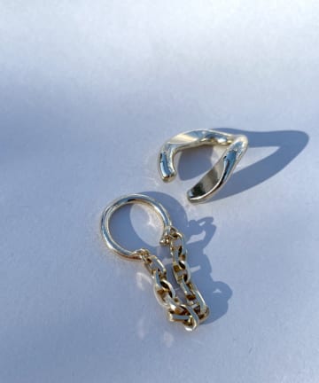 [eau un bijou] tears (earcuff)