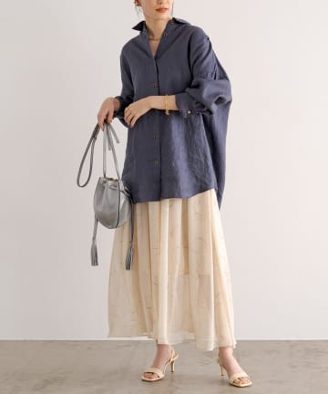 柄ギャザースカート