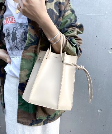 (YAHKI/ヤーキ)  ダブルフェイス巾着バッグ