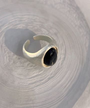 [eau un bijou] stone (ring)