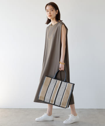 ノースリタックカットソーワンピース