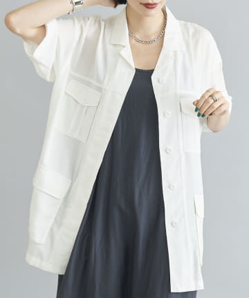 サファリシャツジャケット