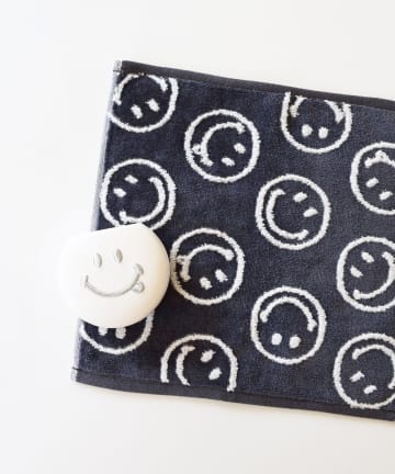 BIRTHDAY BAR(バースデイバー) スマイルパターン ジャガード タオルハンカチ