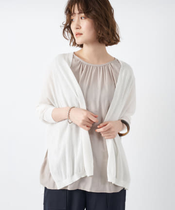 【ロングシーズン活躍】クールタッチリラックストッパーカーディガン