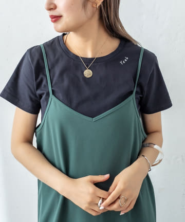 フロント刺繍Tシャツ