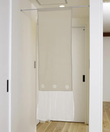 【素材にこだわる新生活】レース刺繍セパレートカーテン