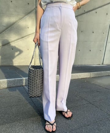 リネンタッチパンツ