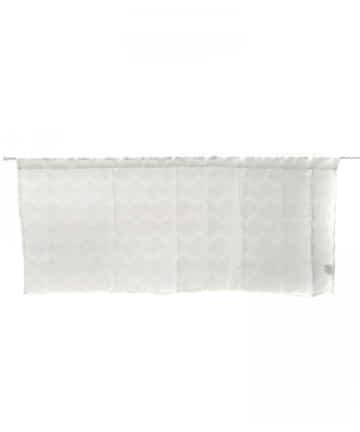 【素材にこだわる新生活】シェブロンカフェカーテン