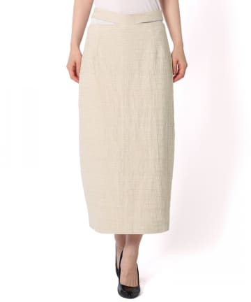 【GHOSPELL】Cut Out Midi Skirt