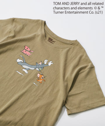 ここでしか手に入らない！【WEB限定・洗える】トム&ジェリークルーT