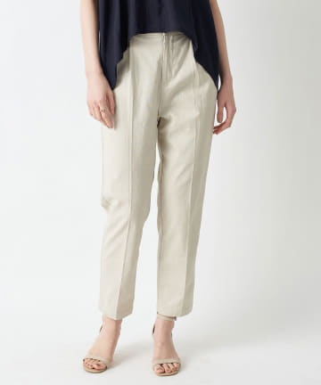 【軽やかな履き心地】ストレッチボイルセンタープレスパンツ