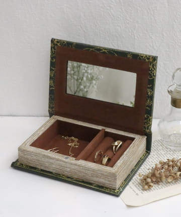 ブックジュエリーボックス（グリーン）