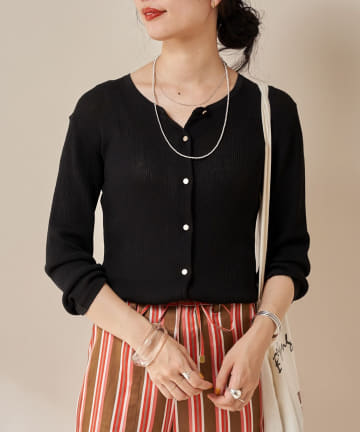 14Gリブカーディガン