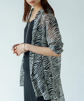 ポケットロングシャツ