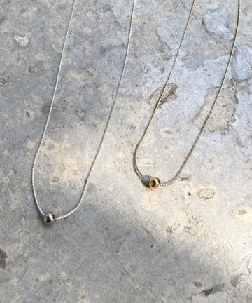 【WEB限定】ビーズボールネックレス