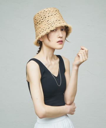 【SCENE/シーン】パット付きVネックキャミソール/WEB限定商品