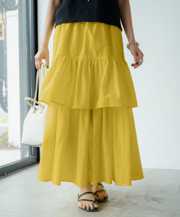 エアリーティアードスカート