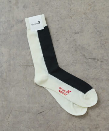 Lui's(ルイス) 【Ground Y 】Two Color Socks
