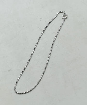 シルバーチェーンネックレス
