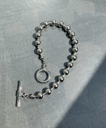 【大きめのボールで取り入れやすい】ボールチェーンブレスレット